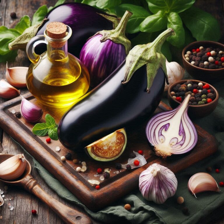 receitas mediterraneas usando azeite, tomates, alecrim, beringela, vegetais assados, dieta mediterrânea, comidas saudáveis